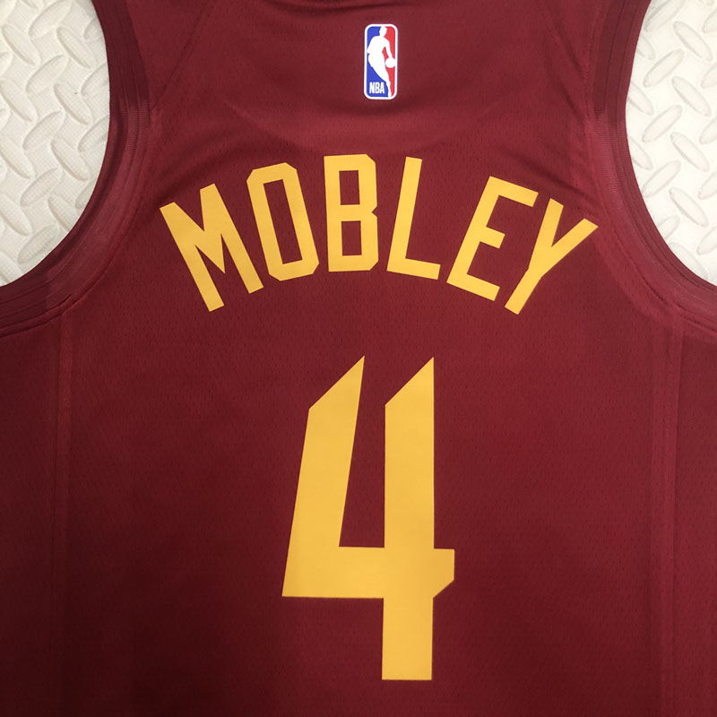 22-23 Cleveland Cavaliers MOBLEY #4 Red Top Qua...