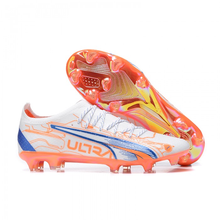 Ultra Ultimate FG Soccer Shoes-Orange/White-9953439