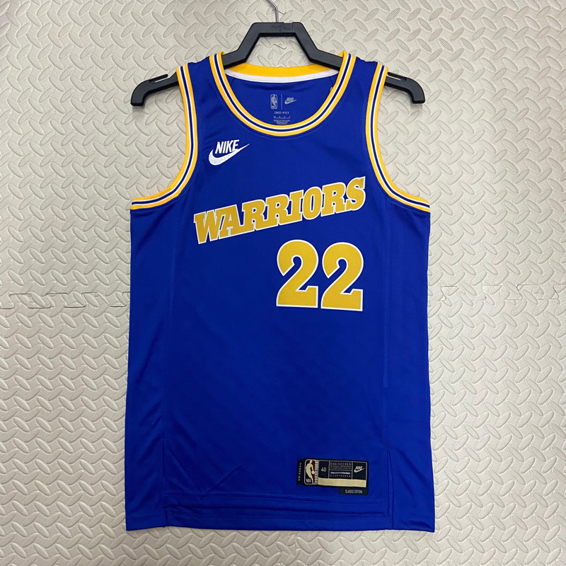 22-23 WARRIORS WIGGINS #22 Blue Top Quality Hot...