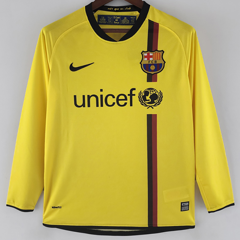 2008-2009 BAR Away Long Sleeve Retro Soccer Jer...