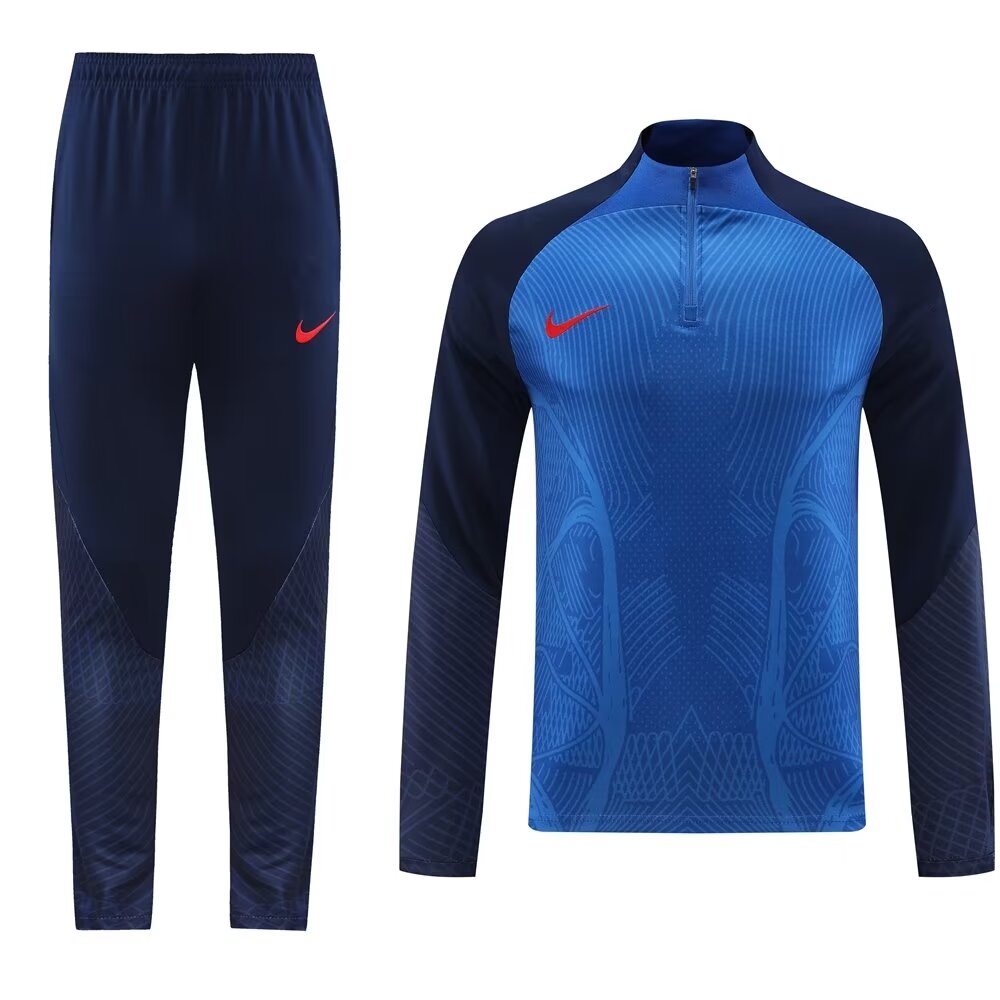 2024 NK Blue Half Pull Tracksuit