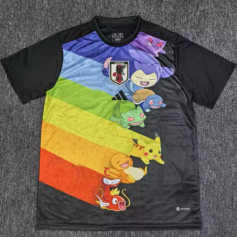 25-26 Japan Black Special Edition Fans Soccer Jersey *数码动画