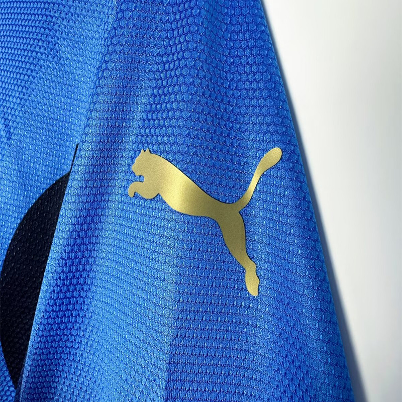 2006 Italy Home Long Sleeve Retro Soccer Jersey (长袖)