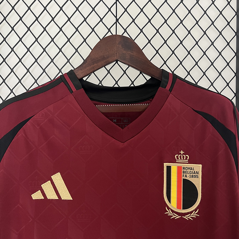 2024 Belgium Home Fans Soccer Jersey