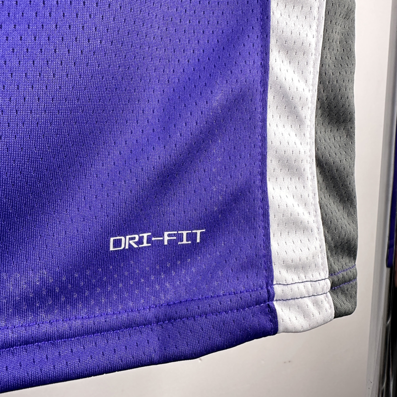 22-23 KINGS SABONIS #10 Purple Away Top Quality...