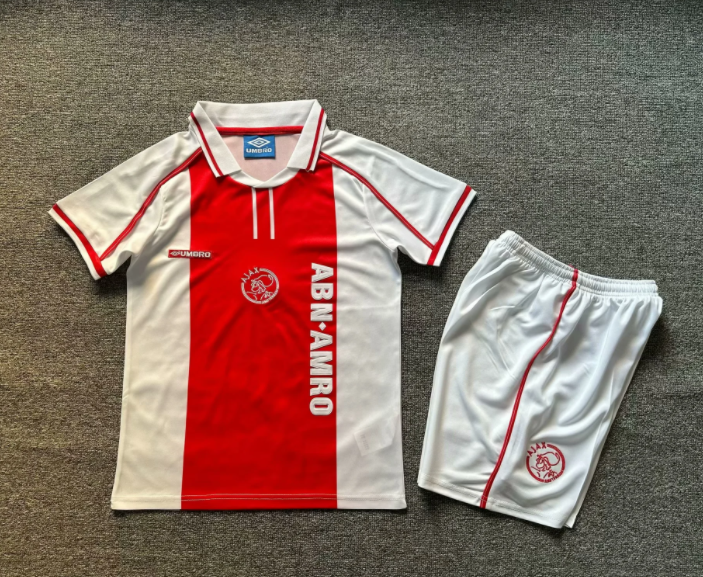 1998 Ajax Home Kids retro Soccer Jersey