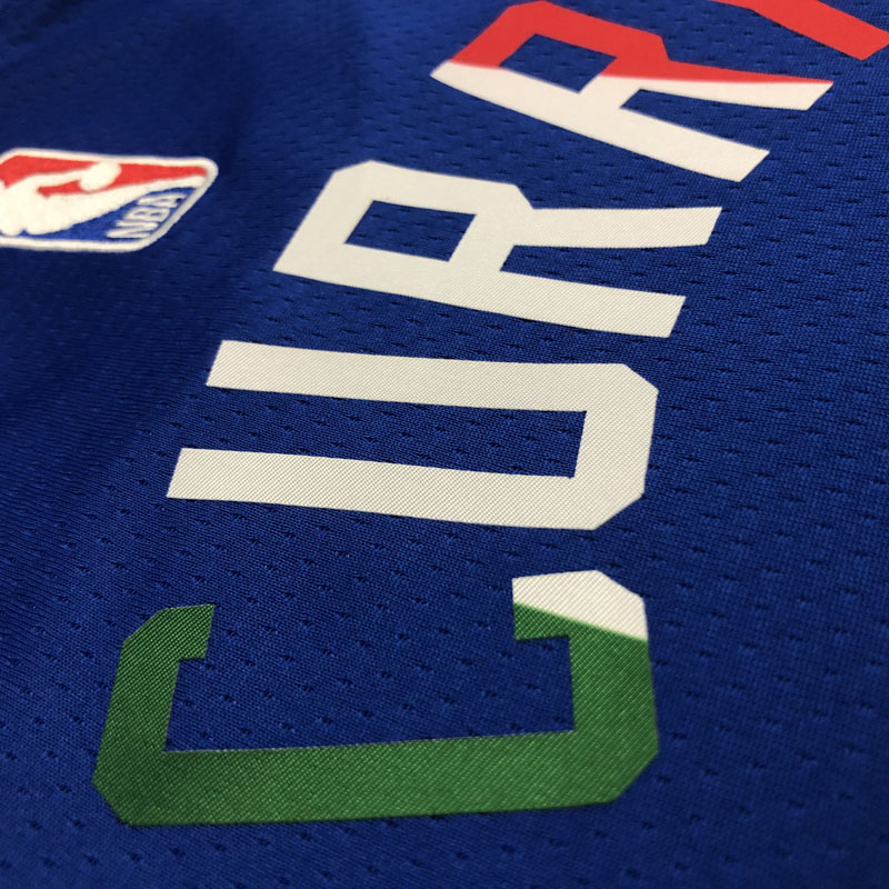 Warriors CURRY #30 'Mexico' Blue 75th Anniversa...