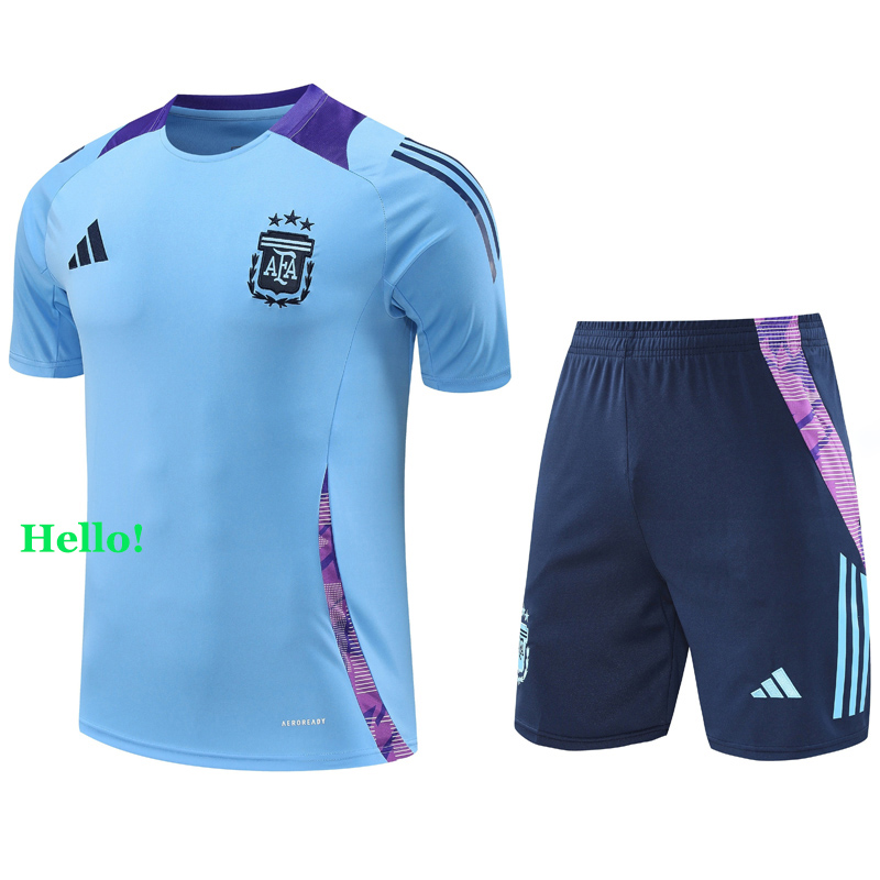24-25 Argentina Light blue Training Short Suit