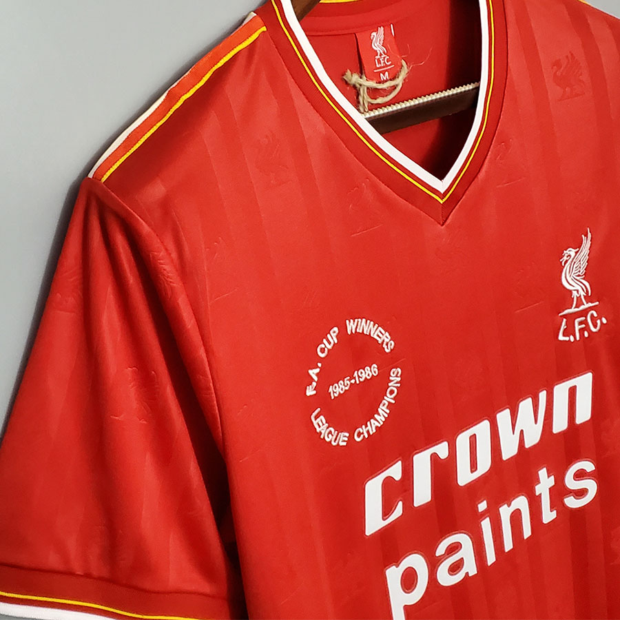 1985-1986 LIV Home Retro Soccer Jersey