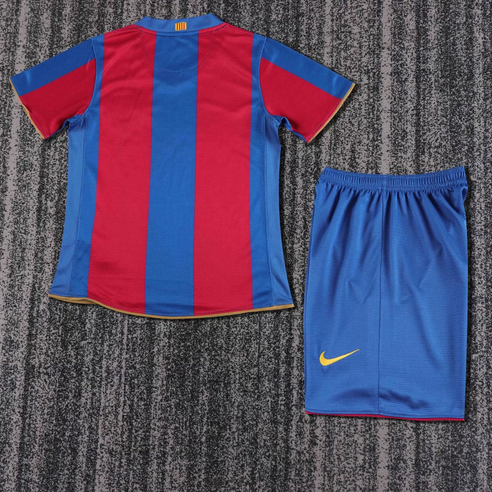 07-08 BAR Home Kids Retro Soccer Jersey