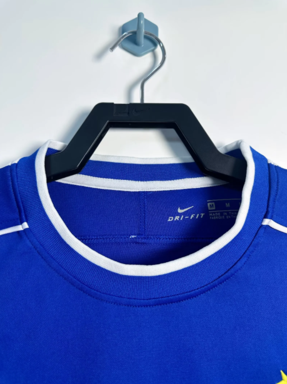 1998 Brazil Away Long Sleeve Retro Soccer Jersey (长袖)