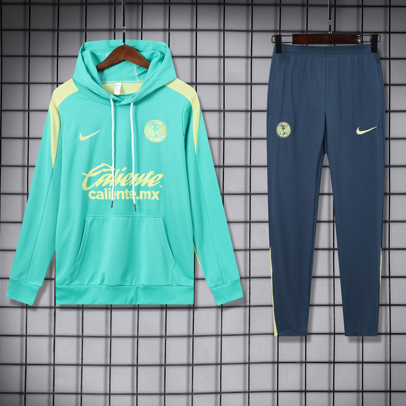24-25 Club America Light green Hoodie Tracksuit (卫衣套装)