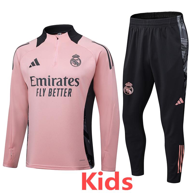 24-25 RMA Pink Kids Half Pull Tracksuit (童装)(半拉链)