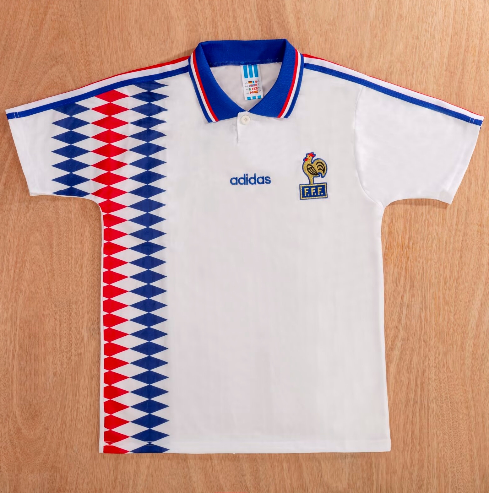 1994 France Away Retro Soccer Jersey