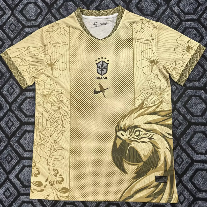 25-26 Brazil Gold Special Edition Training shirts