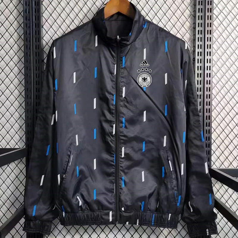 2023 Germany Black Double Sided Windbreaker (双面风衣)