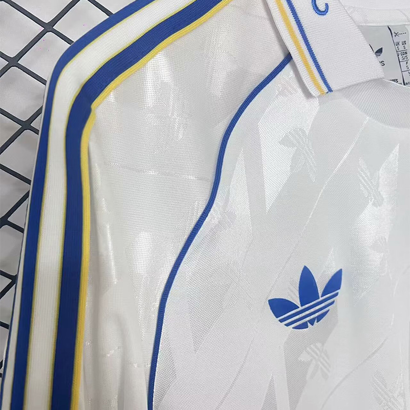 24-25 Leeds United White Special Retro Edition Long Sleeve Soccer Jersey (长袖)