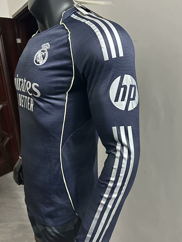 25-26 RMA Away Long Sleeve Player Version Soccer Jersey (长袖球员)