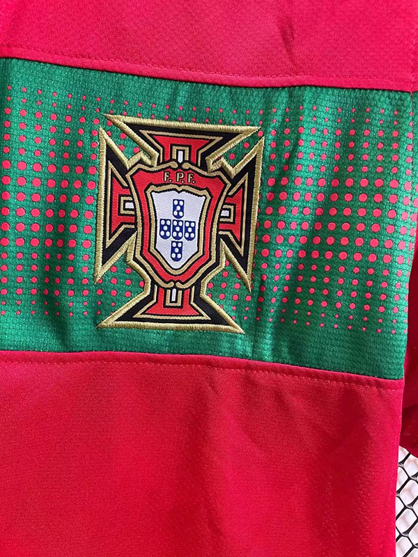 2010 Portugal Home Retro Soccer Jersey