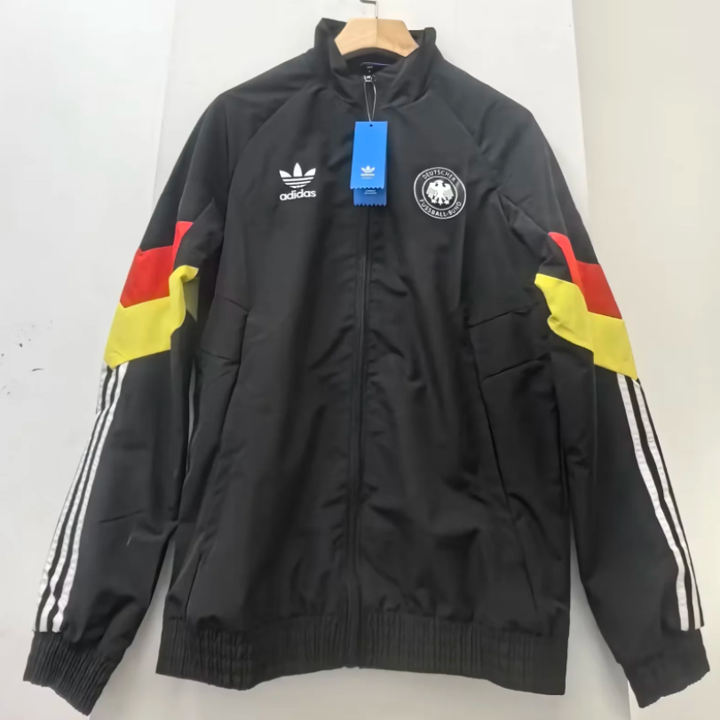 24-25 Germany Black Windbreaker