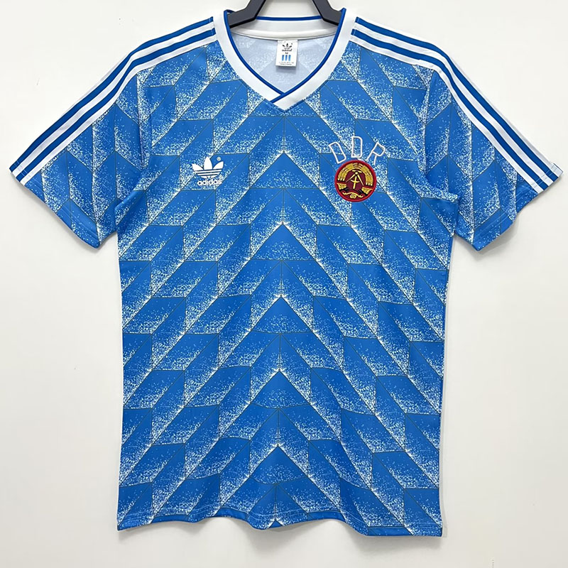 1988 DDR Germany Black Retro Soccer Jersey