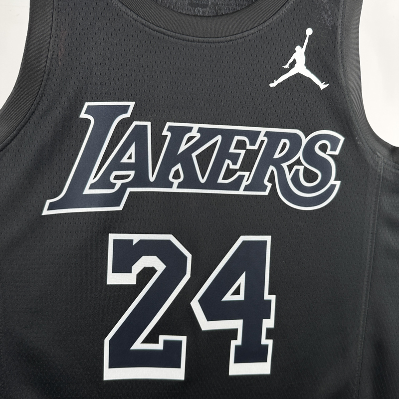 LAKERS BRYANT #24 Black Top Quality Hot Pressing NBA Jersey (荣耀版)