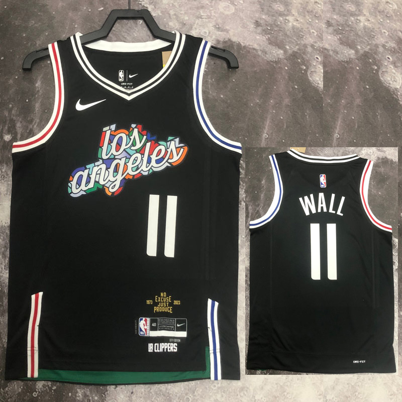 22-23 Clippers WALL #11 Black City Edition Top ...