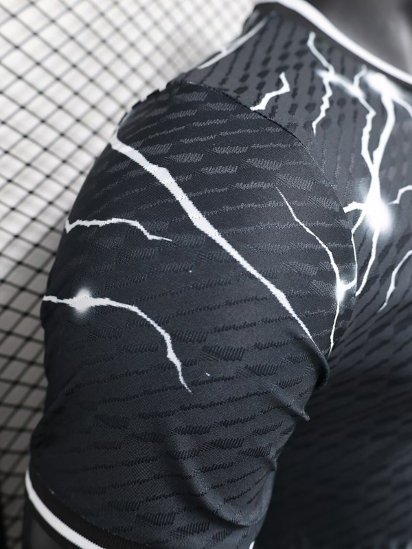 24-25 RMA Black Special Edition Player Version Soccer Jersey #豹