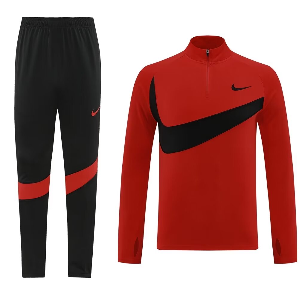 2024 NK Red Half Pull Tracksuit
