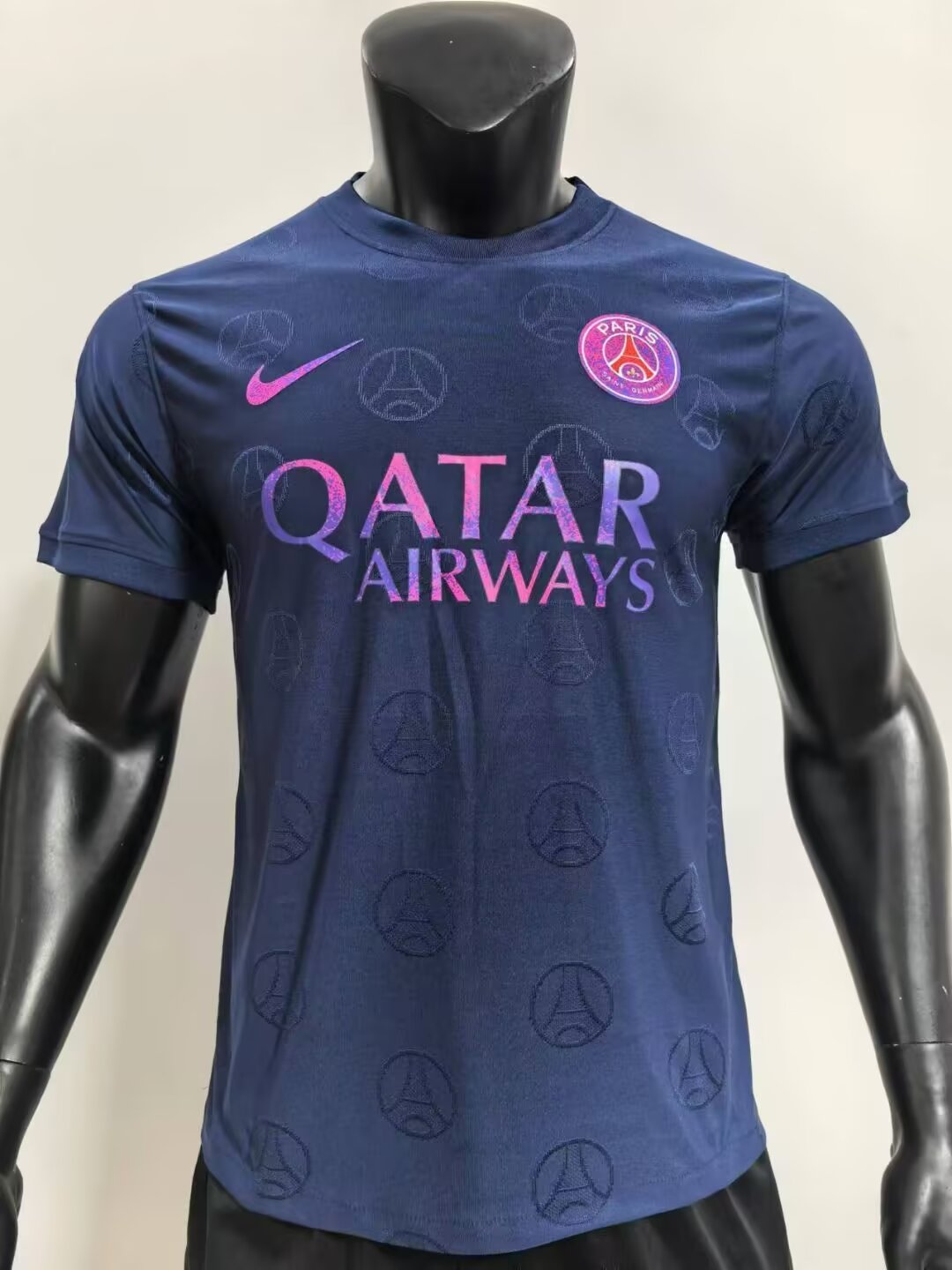 24-25 PSG Cream blue Player Version Training Shirts