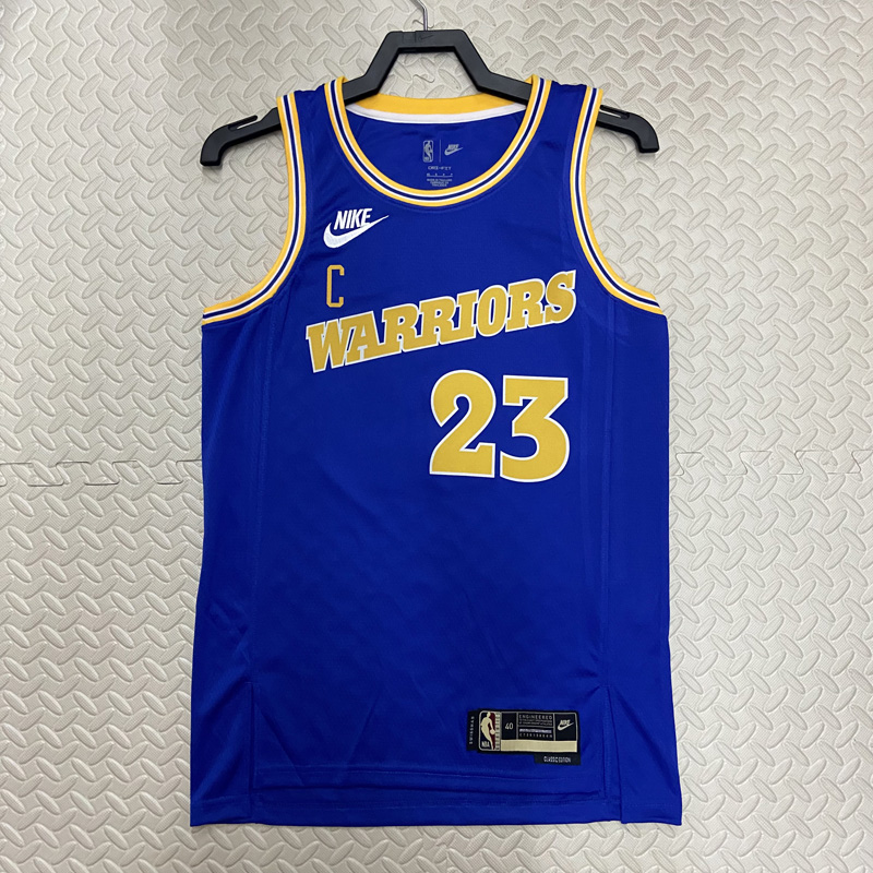 22-23 WARRIORS GREEN #23 Blue Top Quality Hot P...