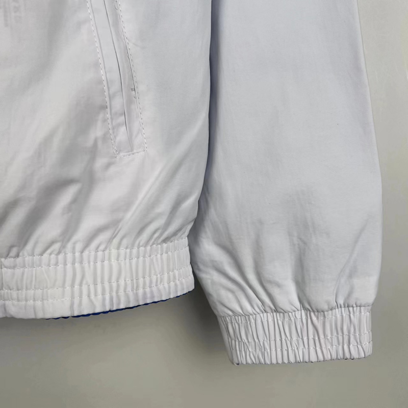 2023 Italy Blue & White Double Sided Windbreake...