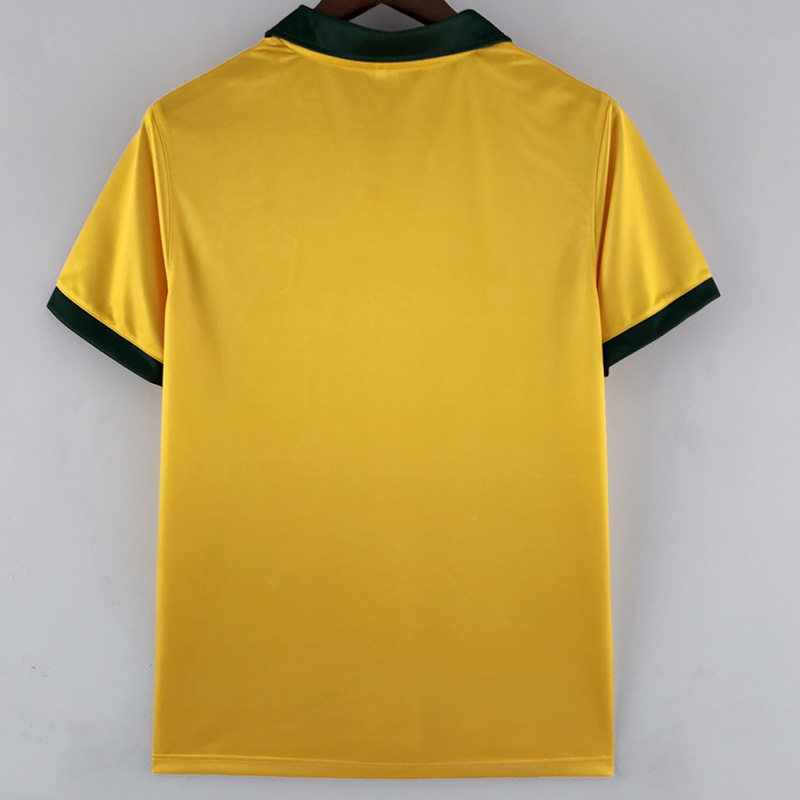 1988 Brazil Home Retro Soccer Jersey