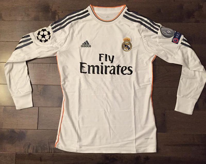 2013-2014 RMA Home Long Sleeve Retro Soccer Jer...