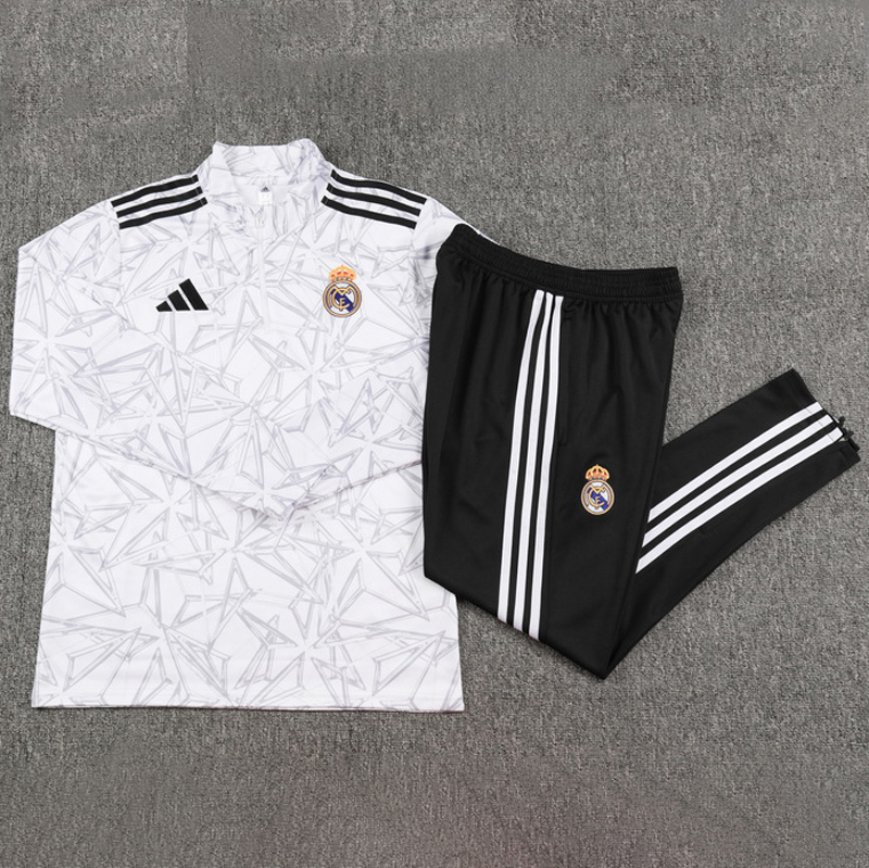 24-25 RMA White Half Pull Tracksuit (半拉链)(匹印)