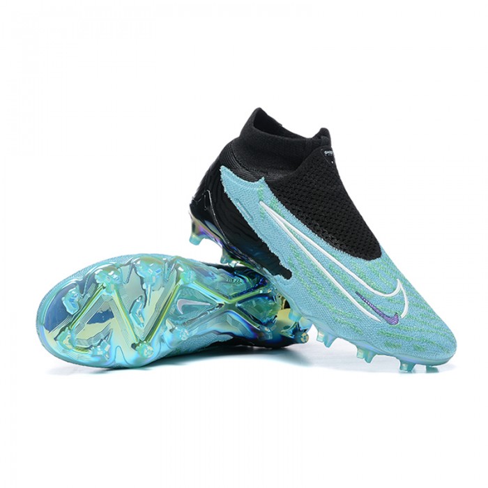 Phantom GX Elite FG High Soccer Shoes-Blue/Black-1160205