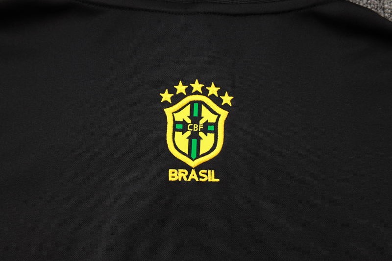 24-25 Brazil Yellow Jacket Tracksuit #A807(喷墨)
