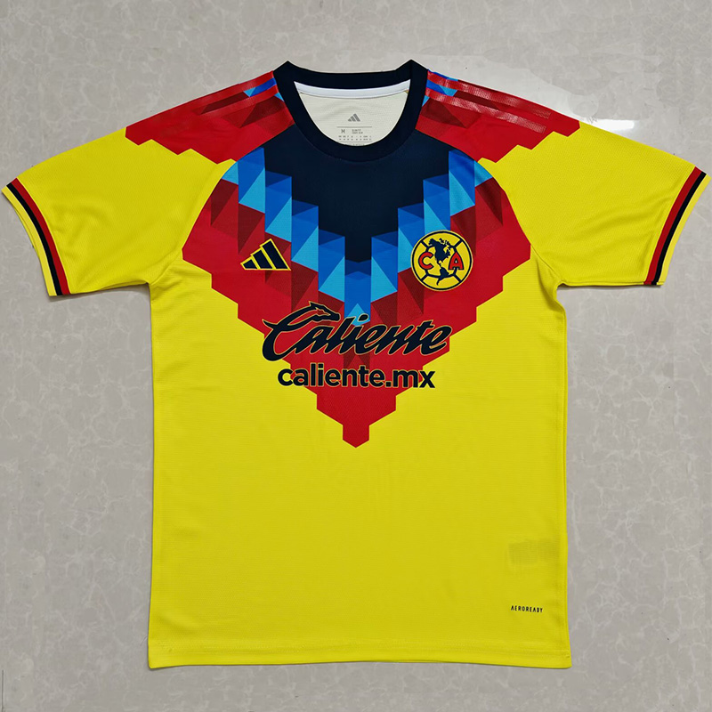 25-26 Club America Yellow Special Edition Fans Soccer Jersey *MX
