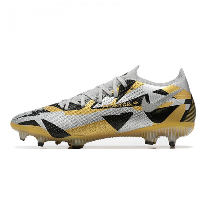 Phantom GT2 Elite FG Soccer Shoes-Grey/Gold-9103343
