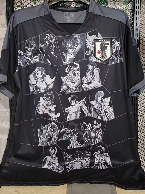 2023 Japan Anime Edition Black Fans Soccer Jers...
