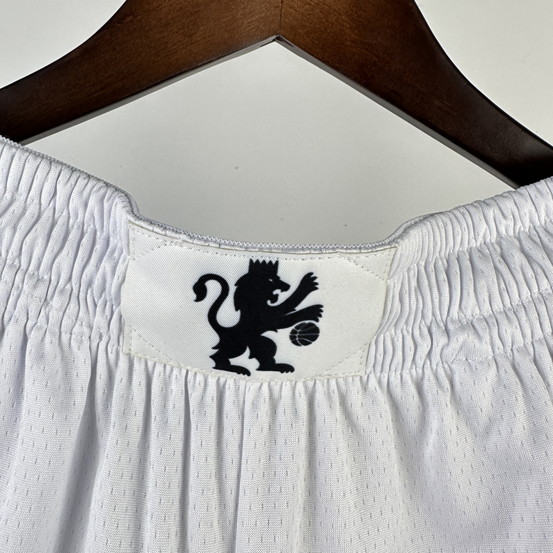 23-24 Kings White Home Top Quality NBA Pants