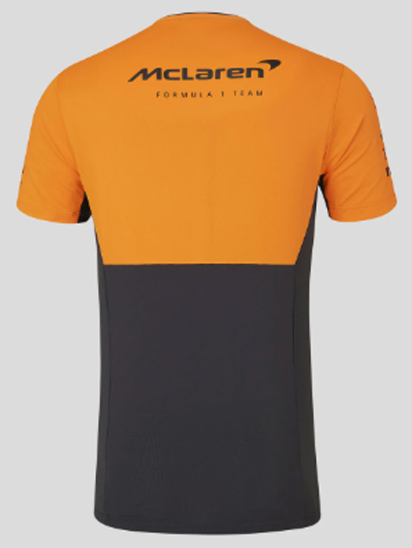 2024 McLaren Black T-Shirts Racing Suit (圆领)