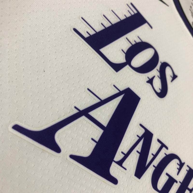 22-23 LAKERS BRYANT #24 White City Edition Top ...