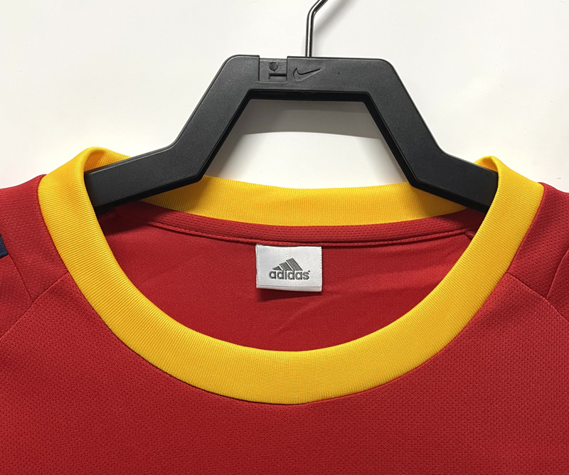 2002 Spain Home Retro Soccer Jersey