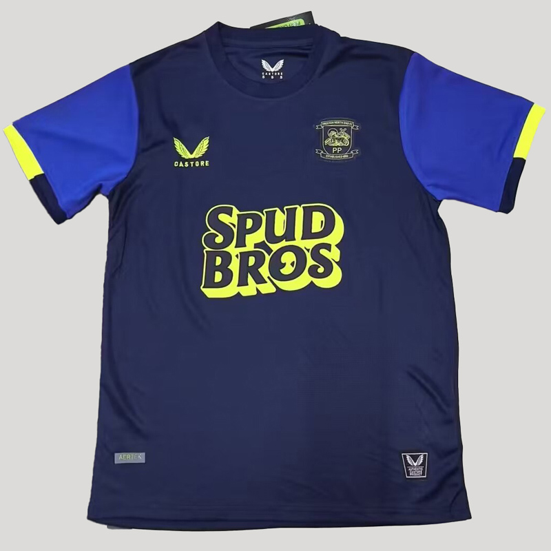 25-26 Preston North End Away Fans Soccer Jersey