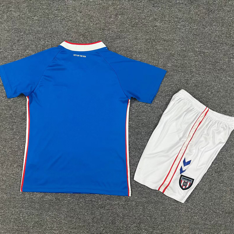 25-26 Sunderland Away Kids Soccer Jersey