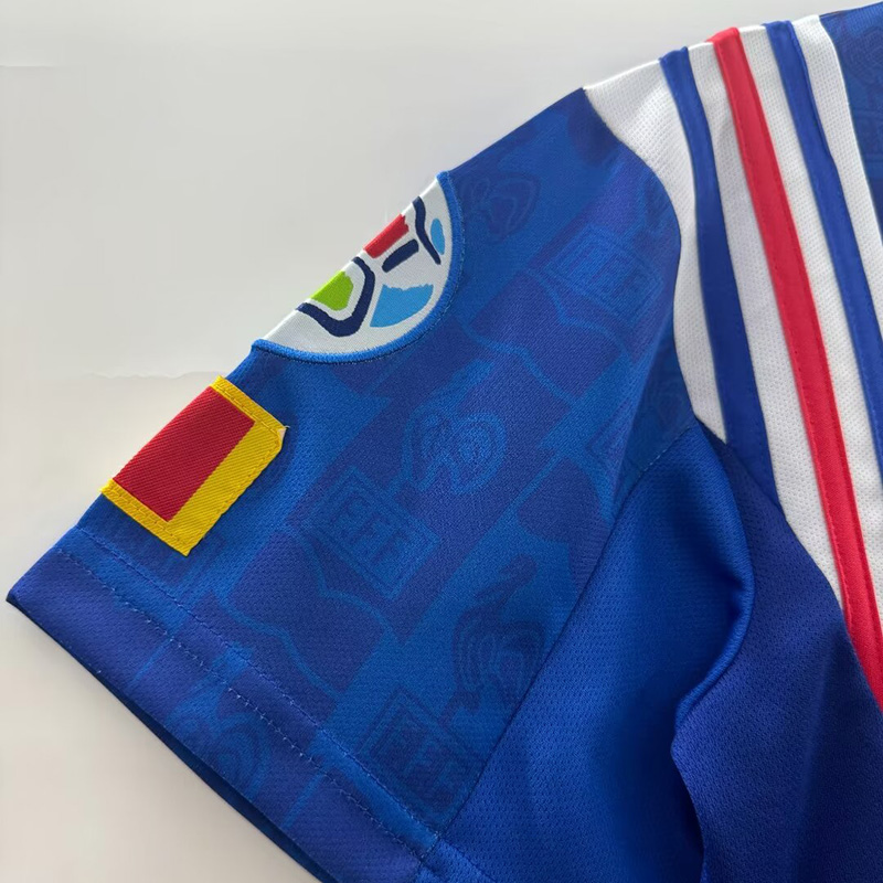 1996 France Home Retro Soccer Jersey *带章