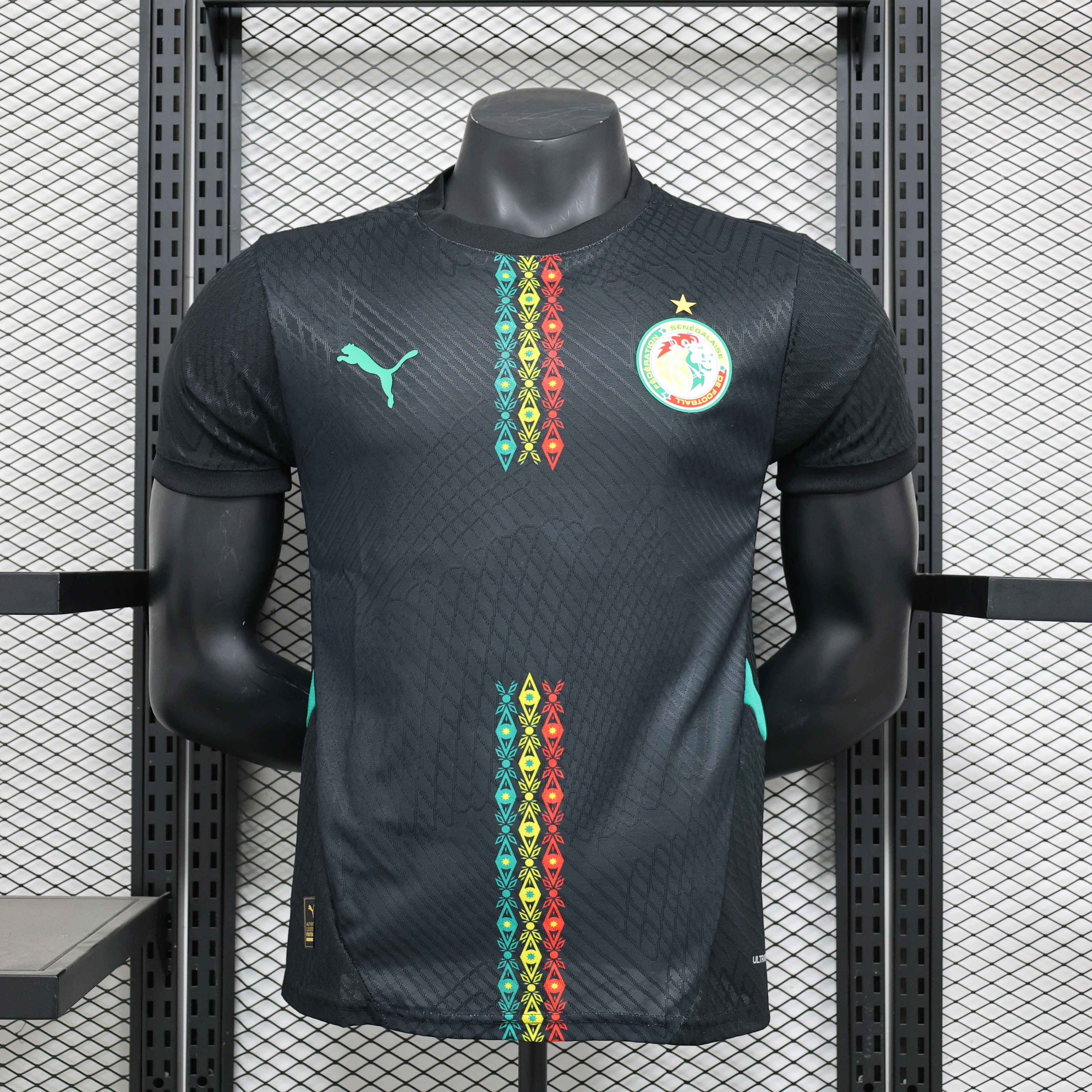 24-25 Senegal Black Special Edition Player Version Training shirts *彩带
