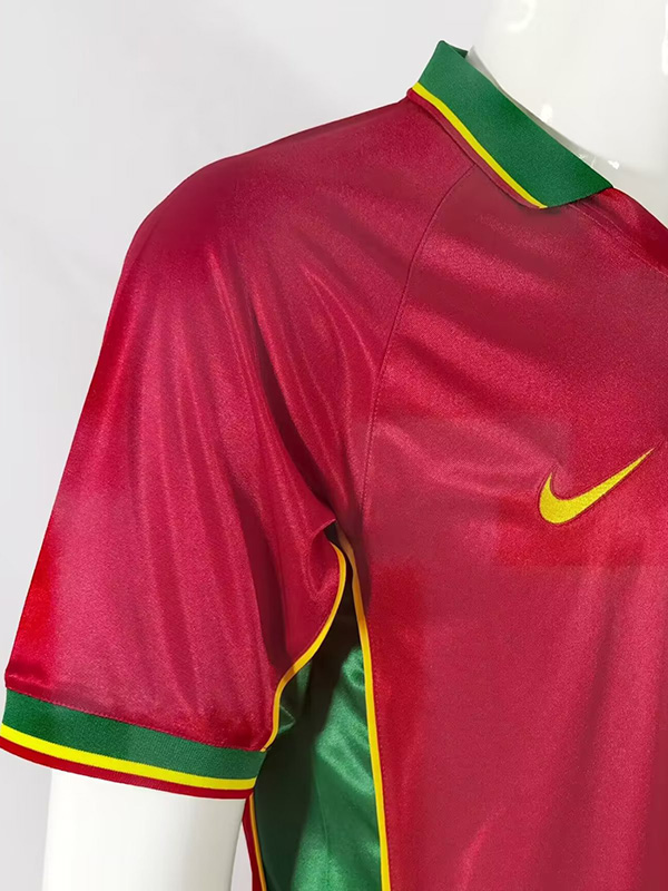 1998 Portugal Home Retro Soccer Jersey