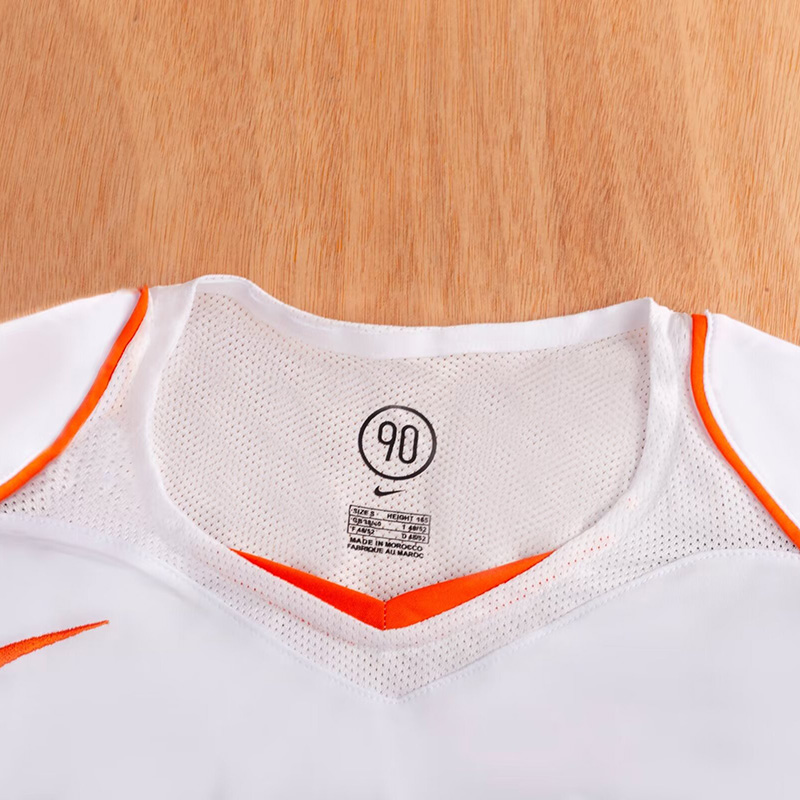 2004 Netherlands Away Retro Soccer Jersey